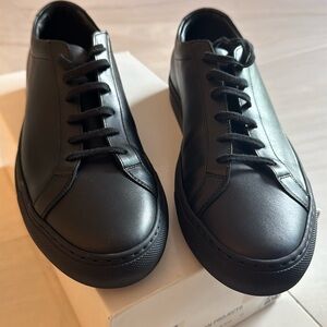 Common projects black sneakers size 44